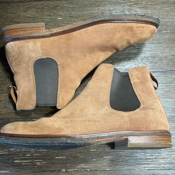 Men's Clark’s Tan Chelsea Boots size 13 - Picture 7 of 11